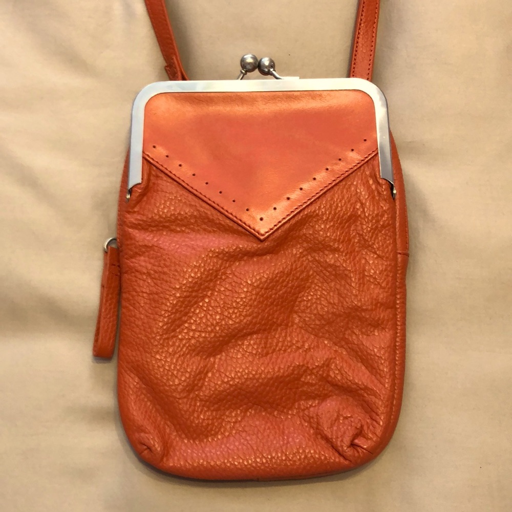 Leather crossbody purse